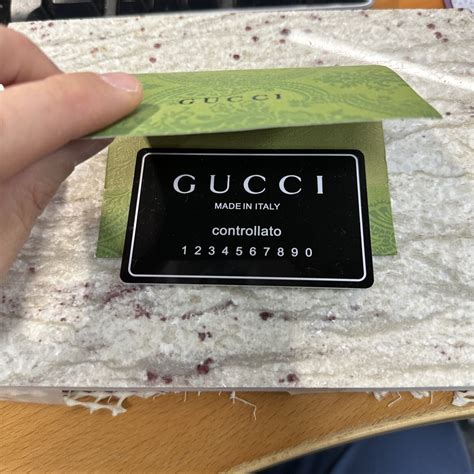 fake gucci set|gucci authenticity card.